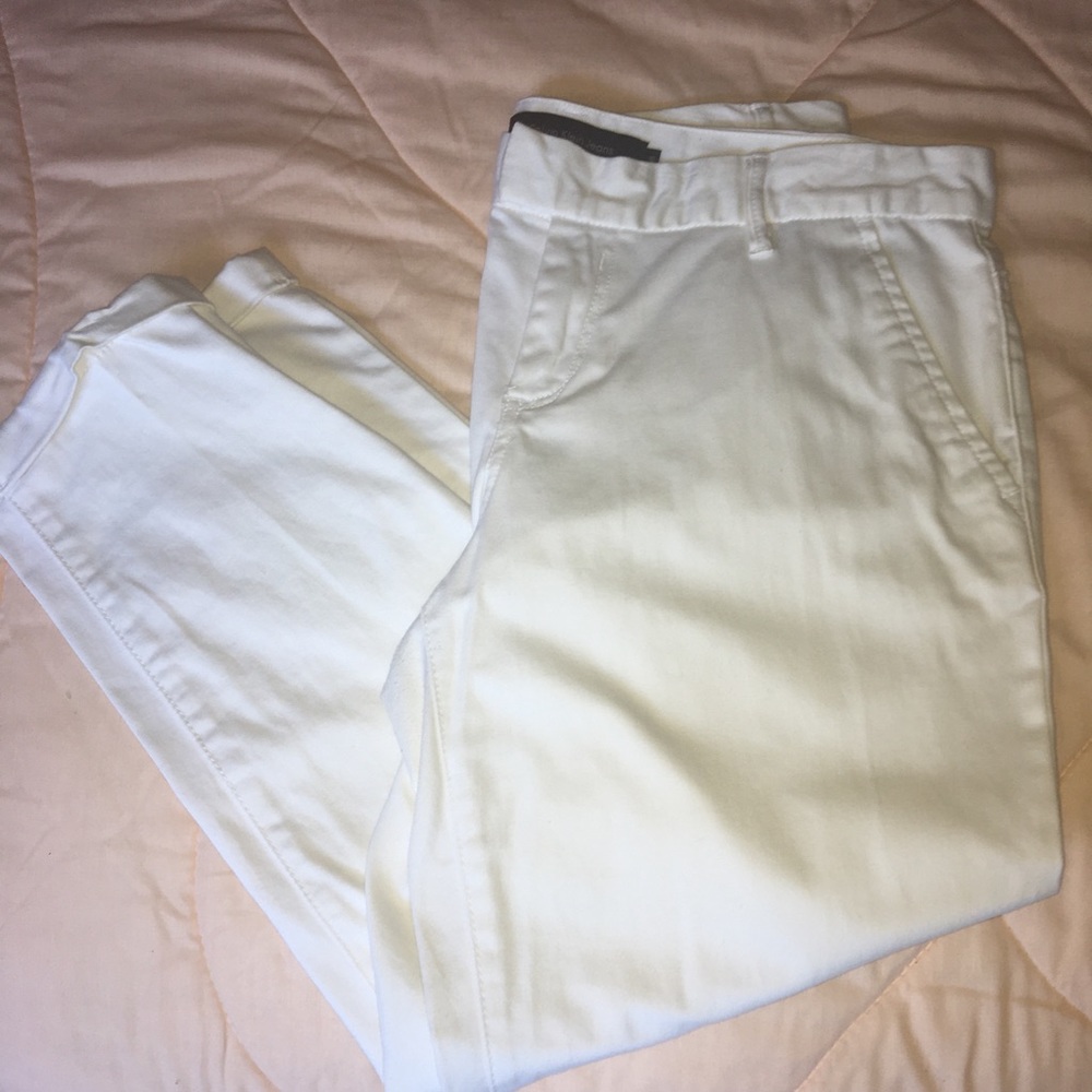 White Capri Pants